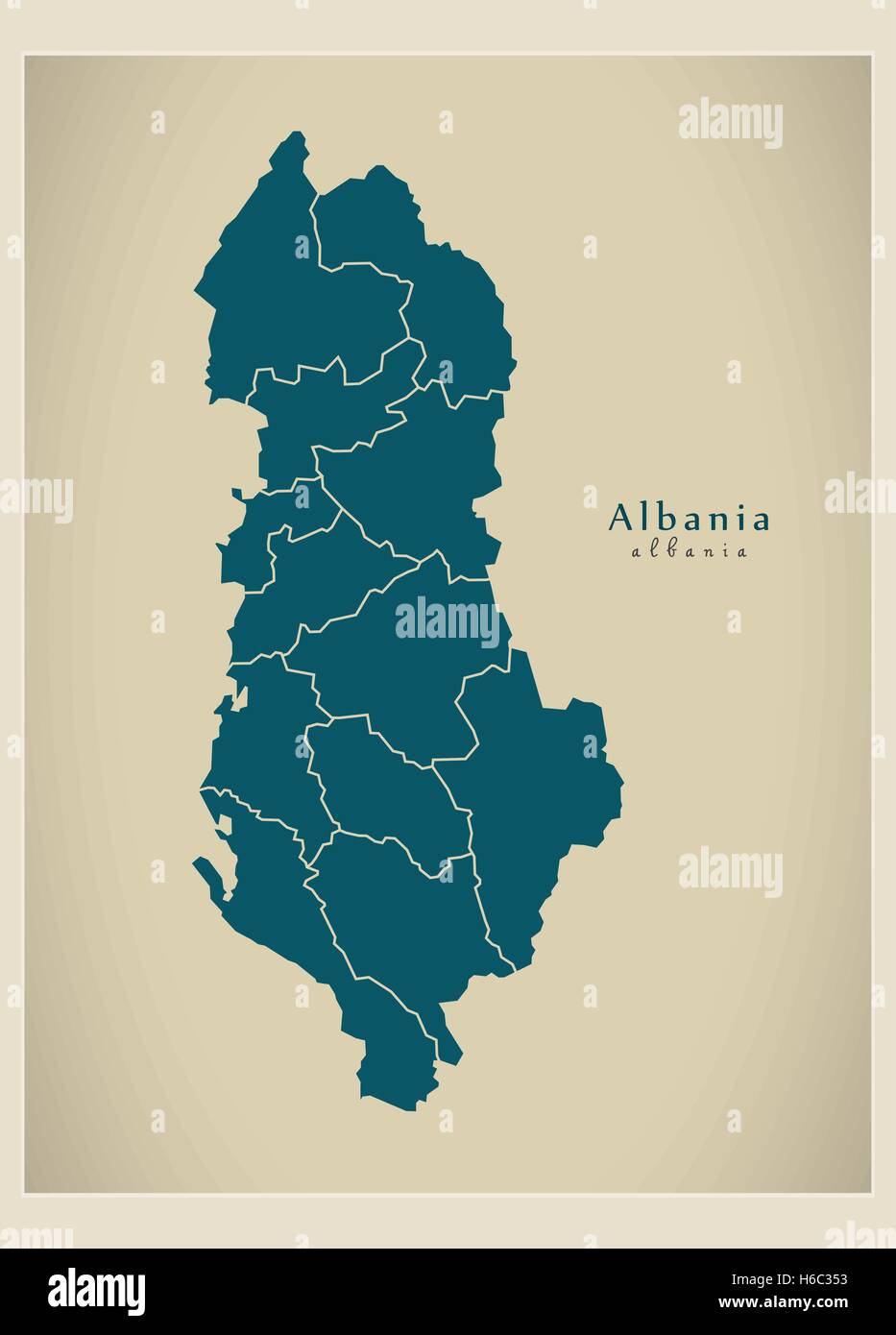 Albania map -Fotos und -Bildmaterial in hoher Auflösung – Alamy