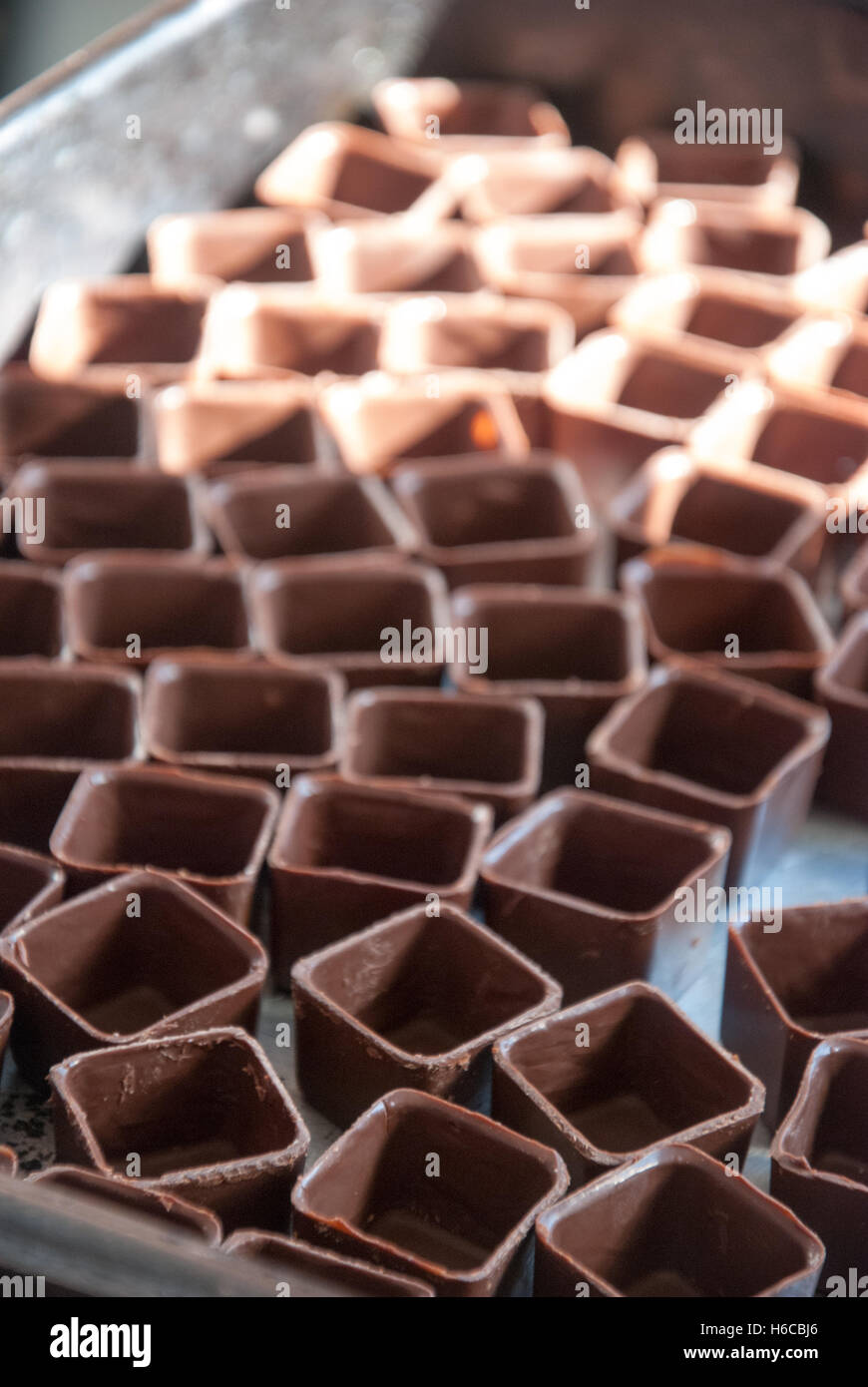 Süß in den Sirup eintauchen Stockfoto