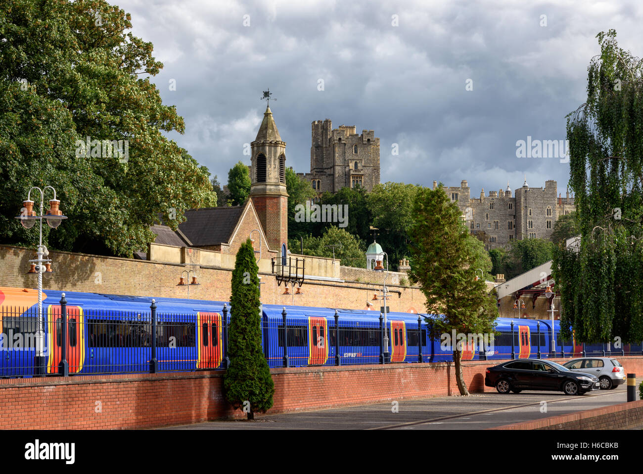 Windsor & Eton Central Station ist eine der zwei Kopfbahnhöfe dienen die Stadt Windsor Windsor & Eton Central Station ist eine der zwei Kopfbahnhöfe dienen die Stadt Windsor