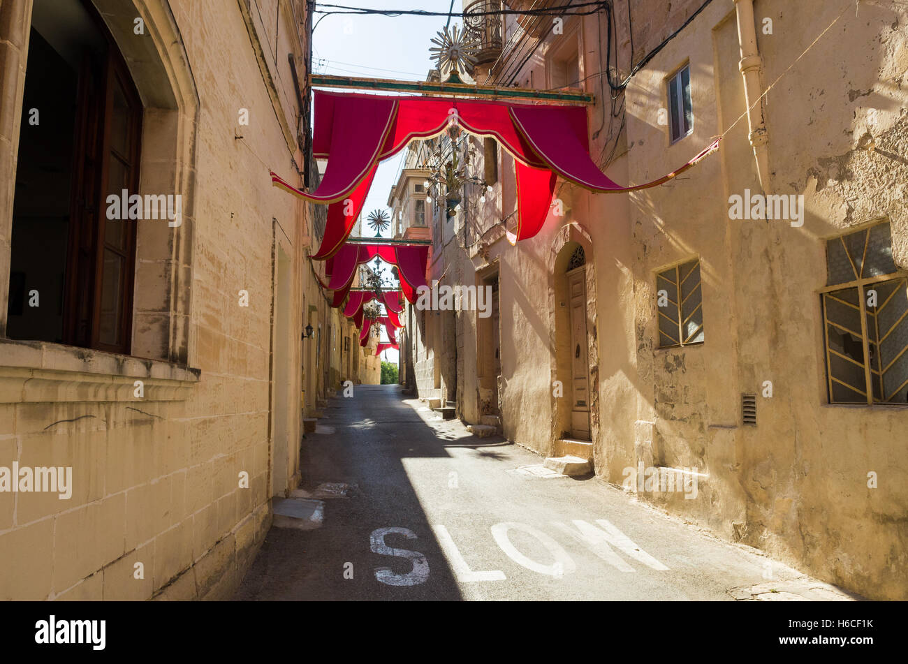 Altstadt Ir-Rabat in Malta Stockfoto
