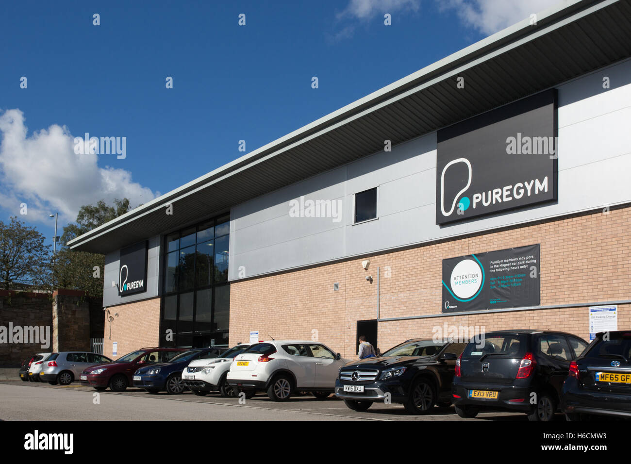 Reine Fitnessraum, Stockport Stockfoto