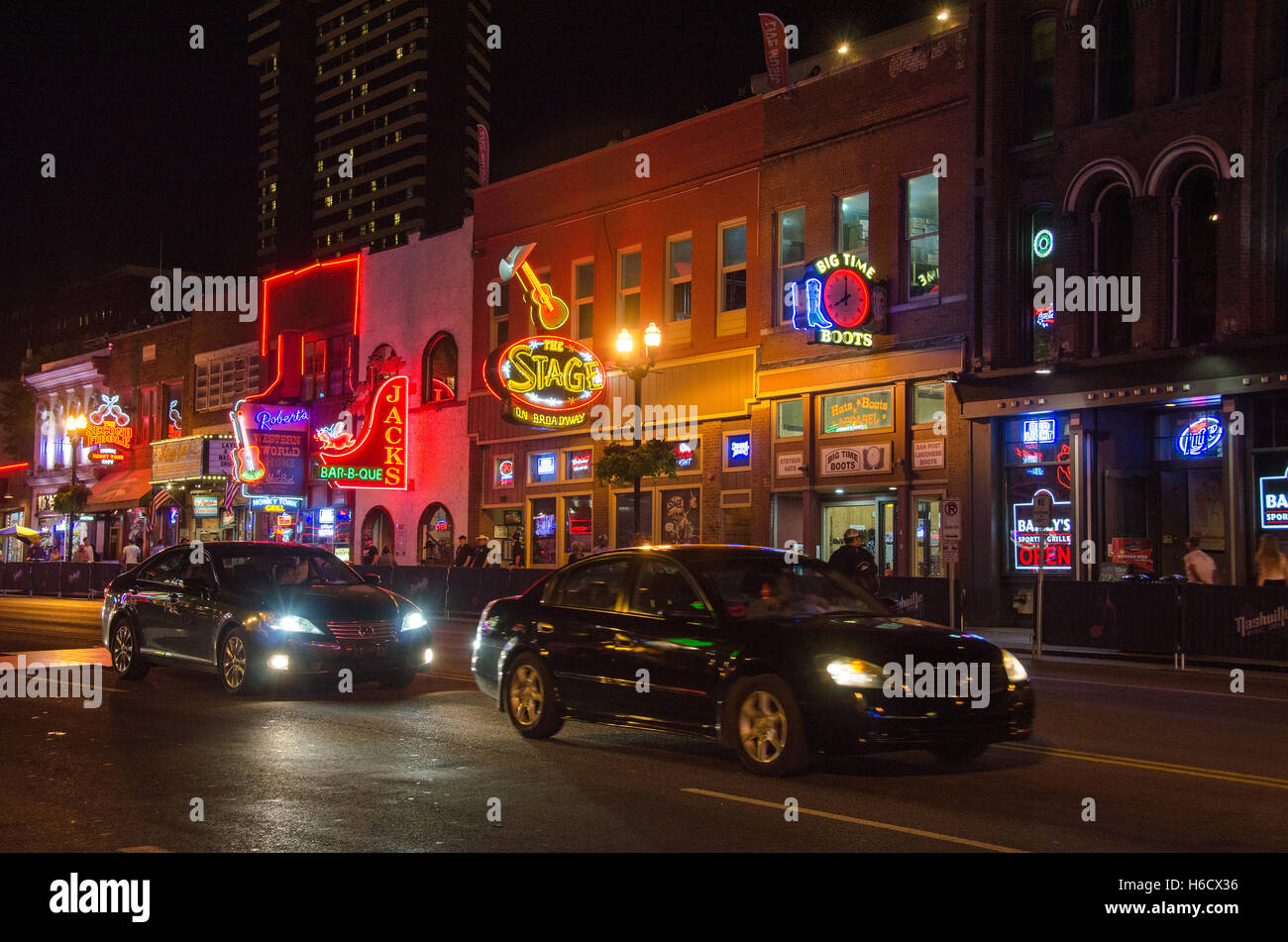 Der Bezirk in Nashville, Tennessee Stockfoto