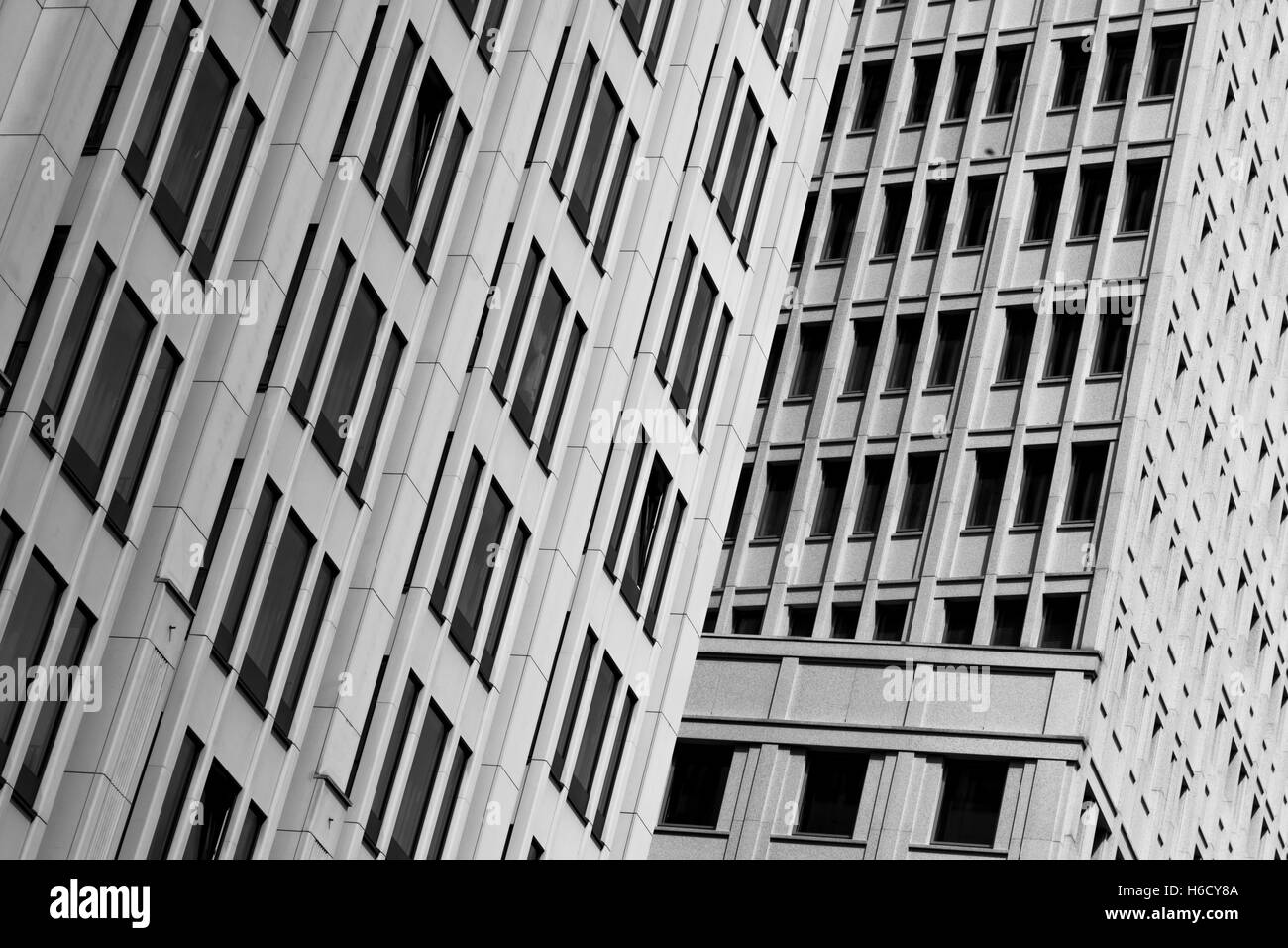 Architektur Fenster Muster Abstraktion Stockfoto