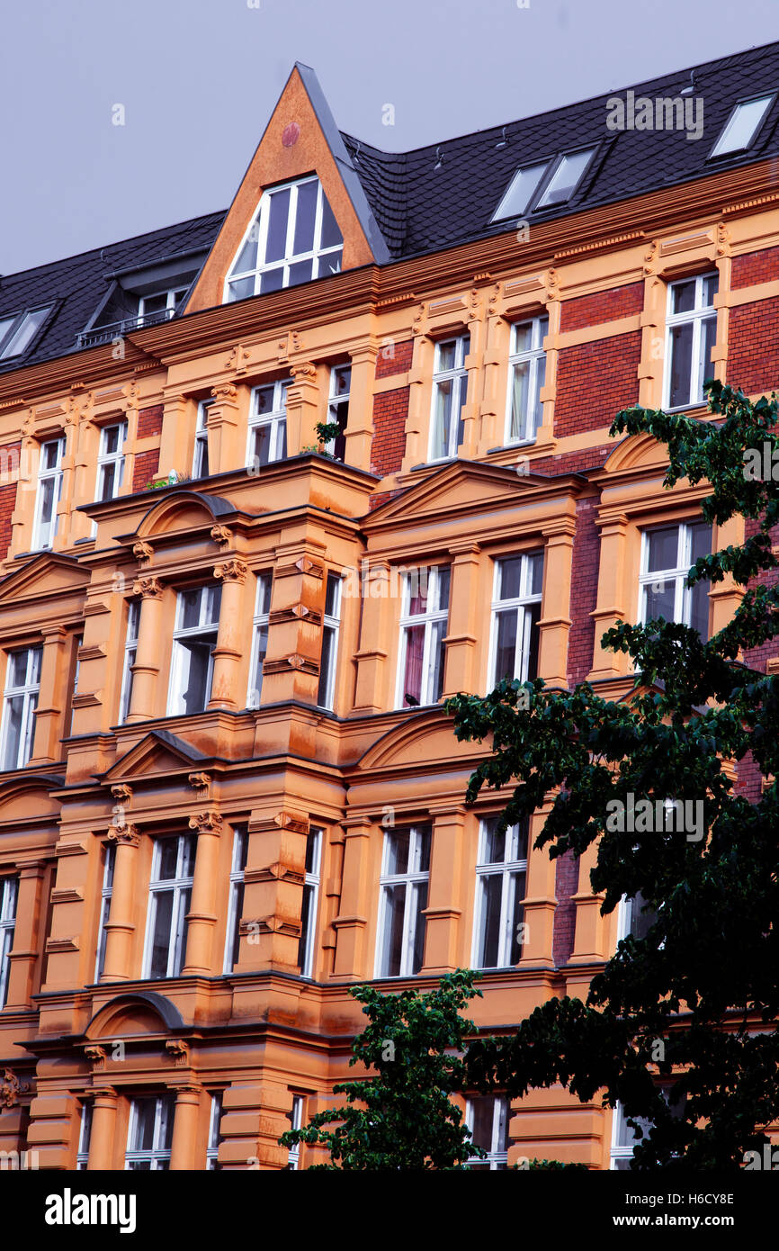 Wohngebäude auf Tageszeit Stockfoto