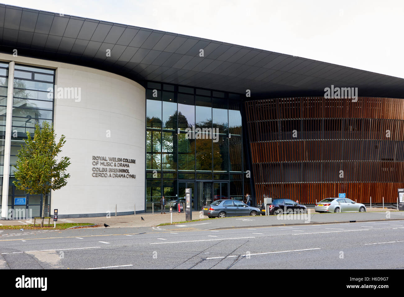Royal Welsh College of Music and Drama Cardiff Wales Großbritannien Stockfoto