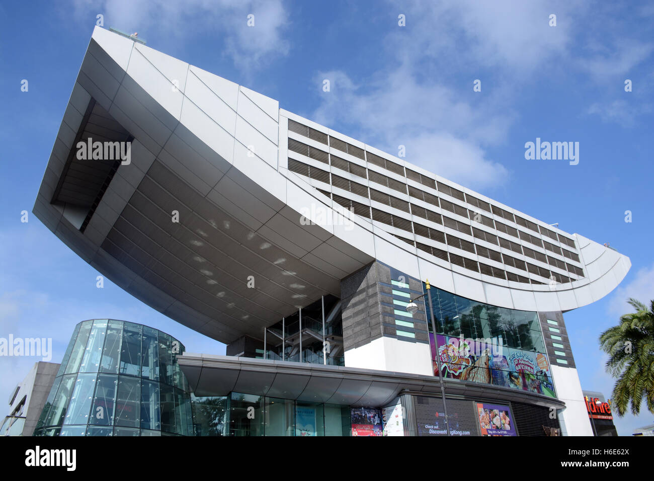 Die Peak Tram Station Hongkong Insel China Stockfoto