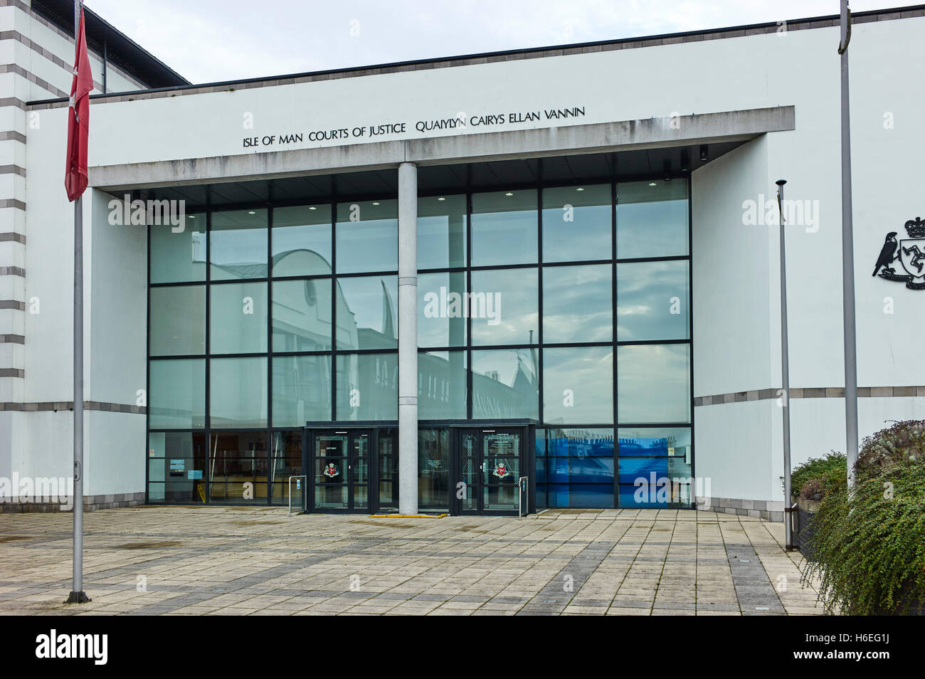 Isle Of Man vor Gericht Stockfoto