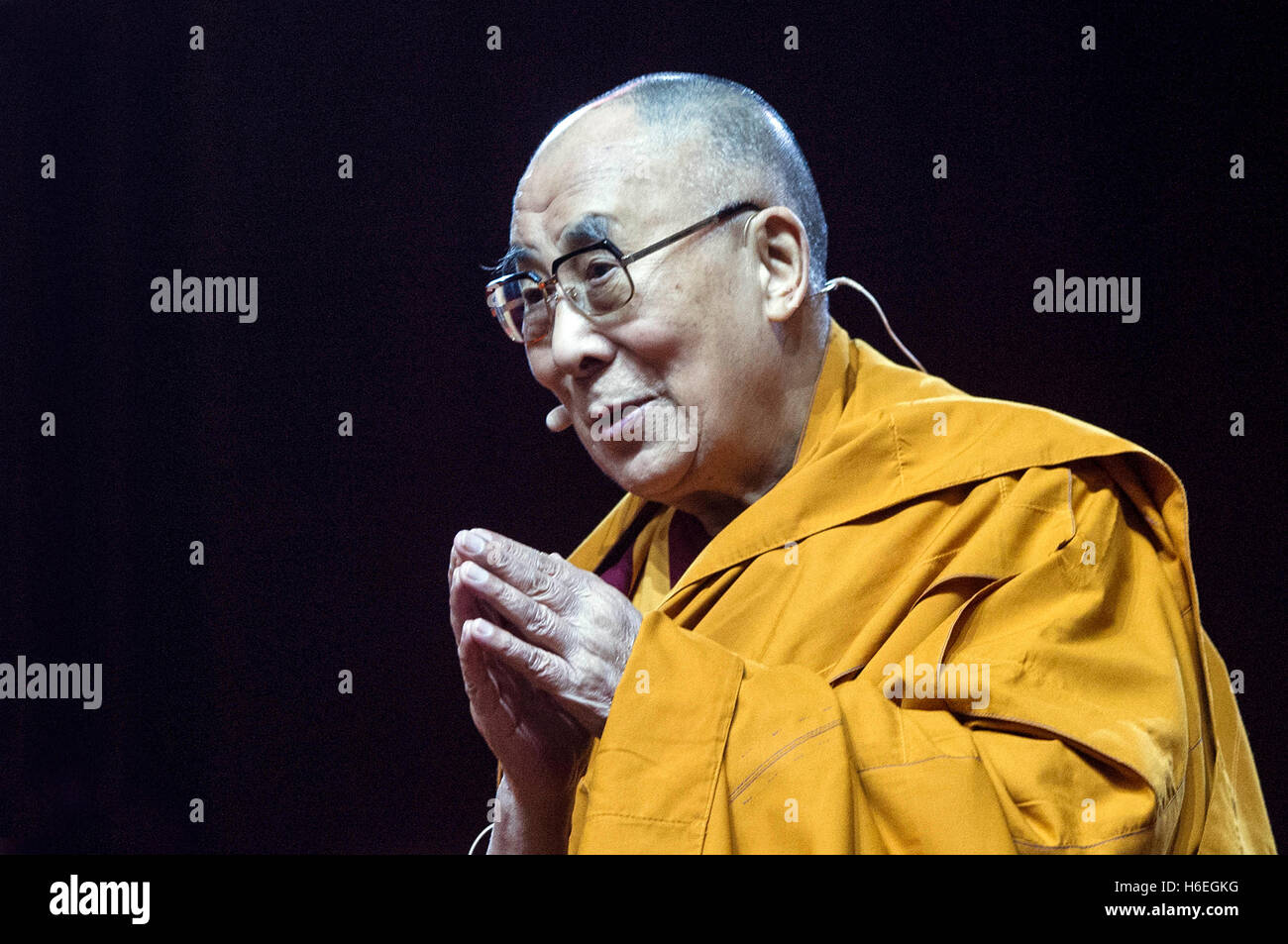 Italien, Mailand, besuchen XVI Dalai Lama Tenzin Gyatzo in Mailand Foto © Matteo Biatta/Sintesi/Alamy Stock Photo 21 Oktober Stockfoto