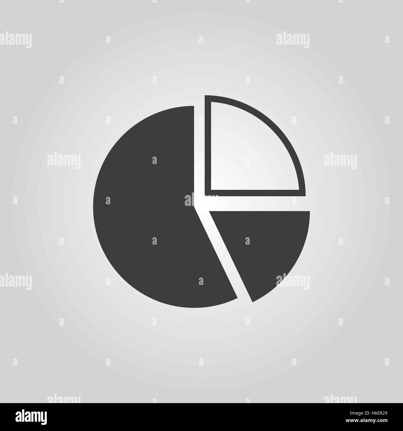 Das Diagramm Symbol. Diagramm und Infograph, Infografik, Graph, Flussdiagramm-Symbol. Flache Vektor-illustration Stock Vektor