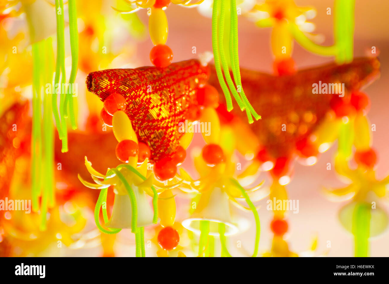 Thailand-buddhistische Kultur, Offertorium Stockfoto