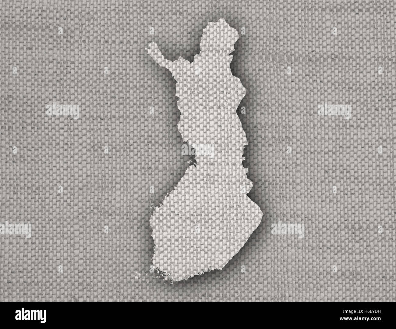 Outline map of finland Fotos und Bildmaterial in hoher Auflösung Alamy