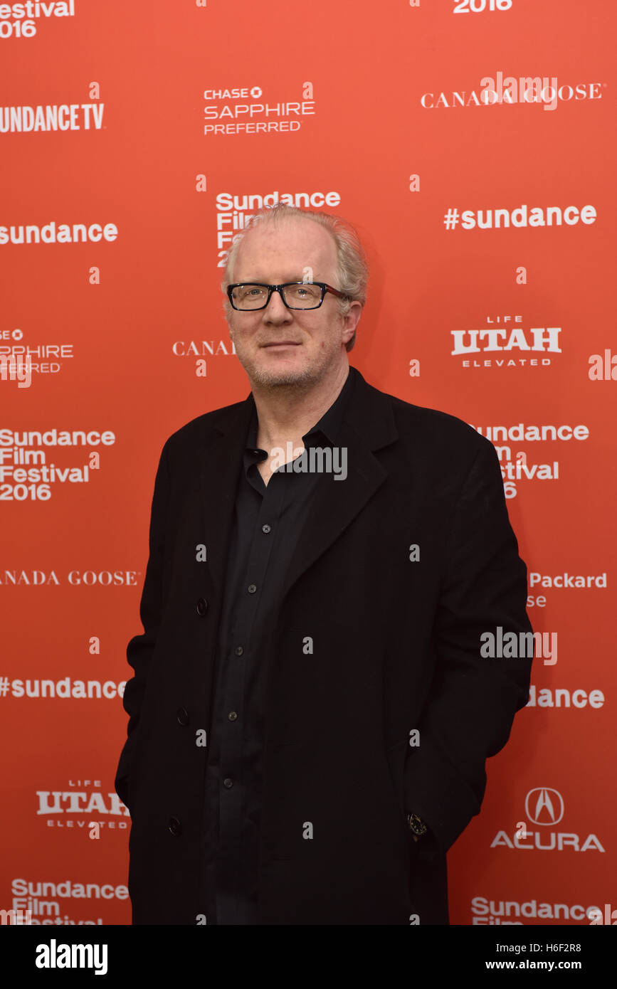 Tracy Letts besucht die "Christine"-Premiere in 2016 Sundance Film Festival in Library Center Theater am 23. Januar 2016 in Park City, Utah. Stockfoto
