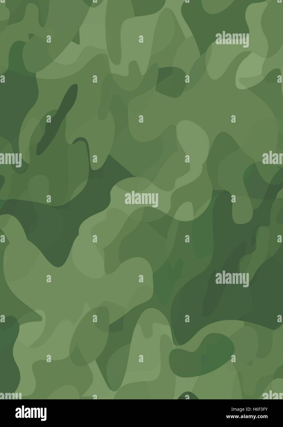 Grüne Camouflage-Muster-Mode-Hintergrund Stock Vektor