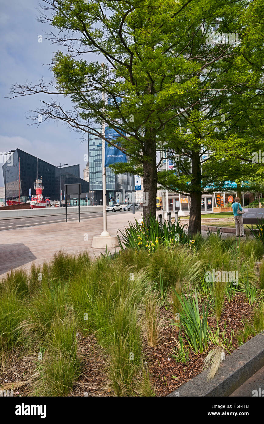 Lyver Pool, Liverpool One Einkaufskomplex, Stadtzentrum, Merseyside, UK Stockfoto