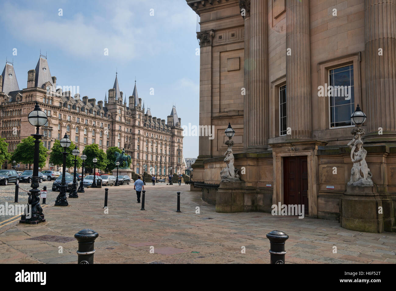 St Georges Hall, Lime Street, Innenstadt, Liverpool, Merseyside, England; UK Stockfoto