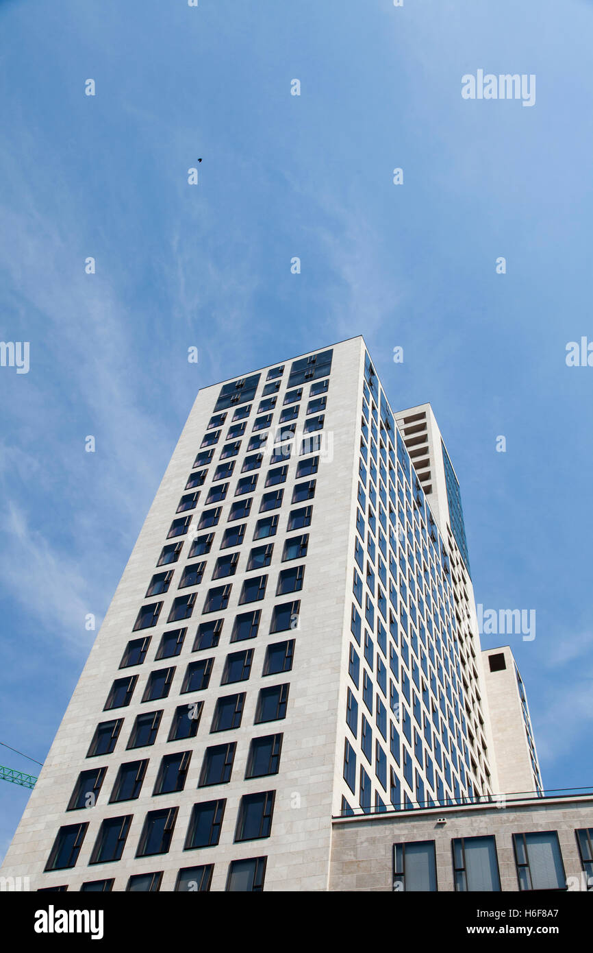 Aufbauend auf Tageszeit Offic. Stockfoto