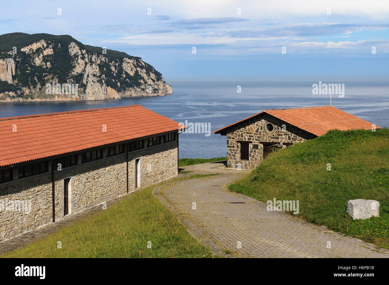 Fuerte del Rastrillar in La Atalaya, Laredo, Kantabrien, Spanien, Europa. Stockfoto