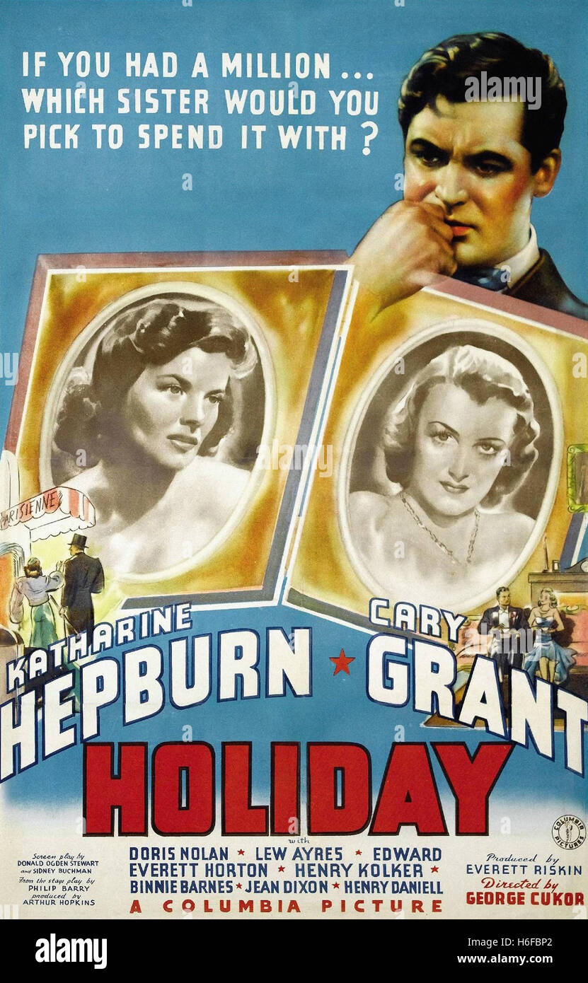 Urlaub (1938) - Film-Poster- Stockfoto