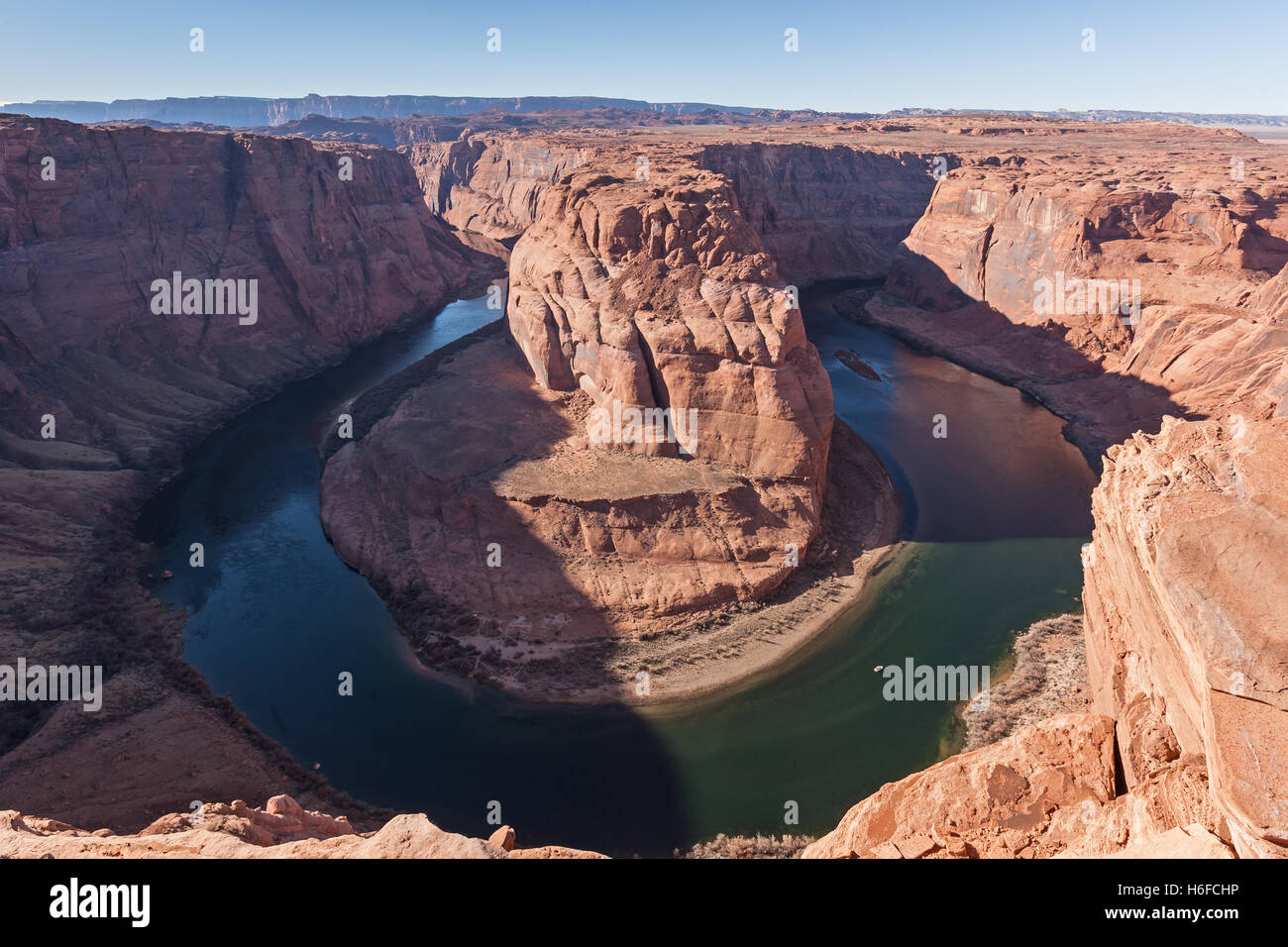 USA-Seite-Arizona-Colorado River Pferd Schuh Biegung Stockfoto