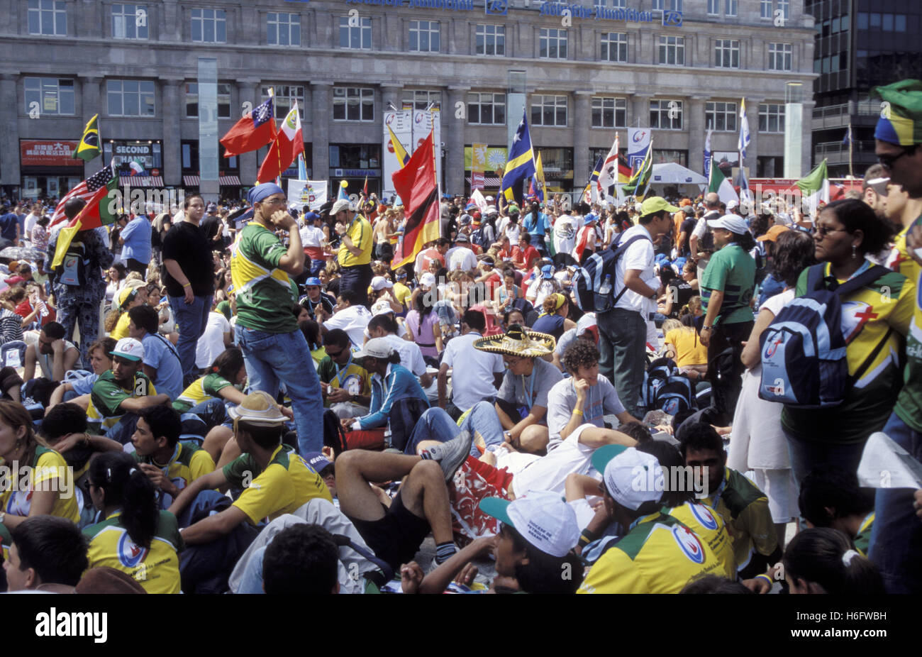 Deutschland, Köln, World Youth Day 2005. Stockfoto