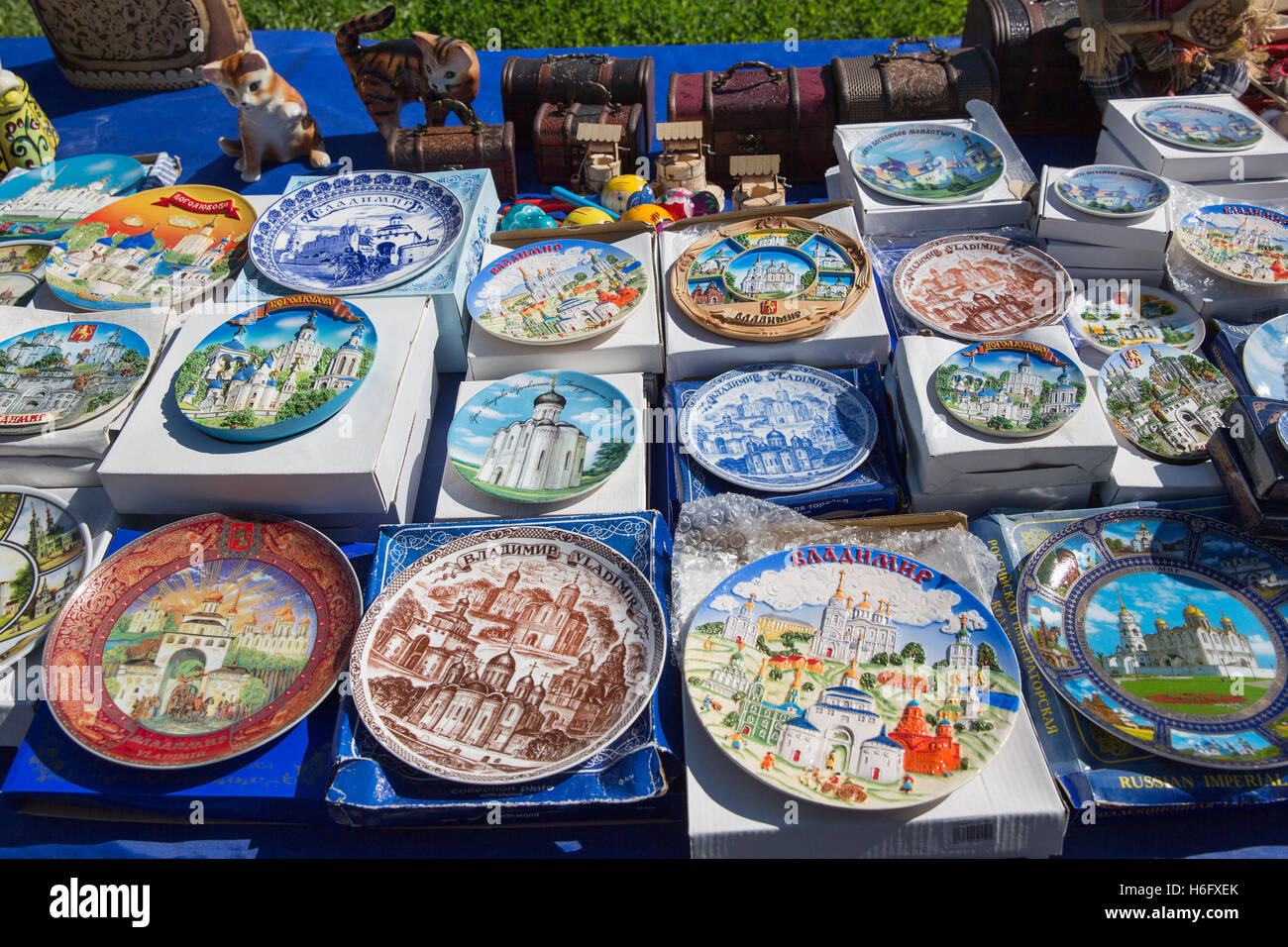 Souvenirs von Vladimir. Russland Stockfotografie - Alamy
