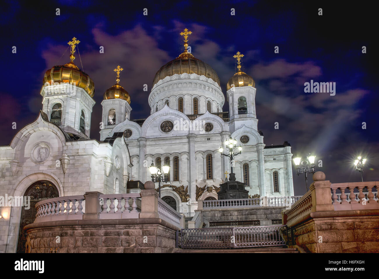 Die Kathedrale von Christus dem Erlöser. Moskau. Russland Stockfoto