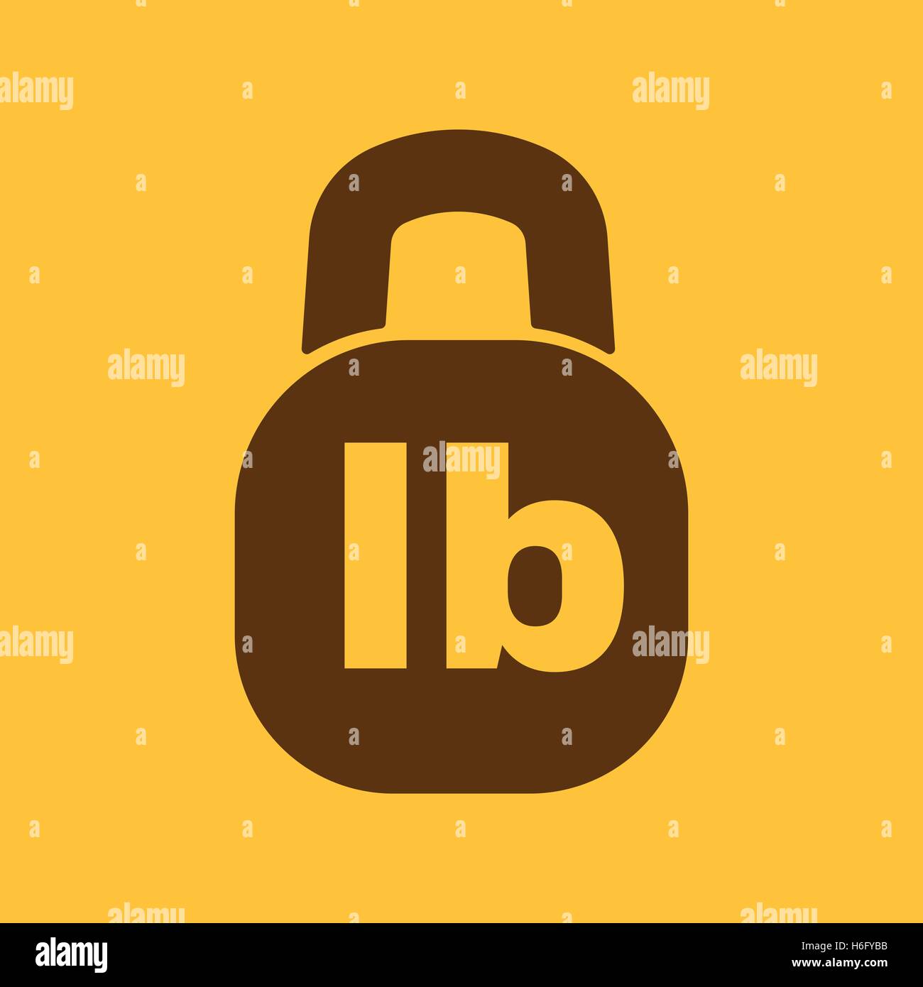 Das PfundSymbol. LB und Gewicht Symbol. Flache Vektorillustration Alamy