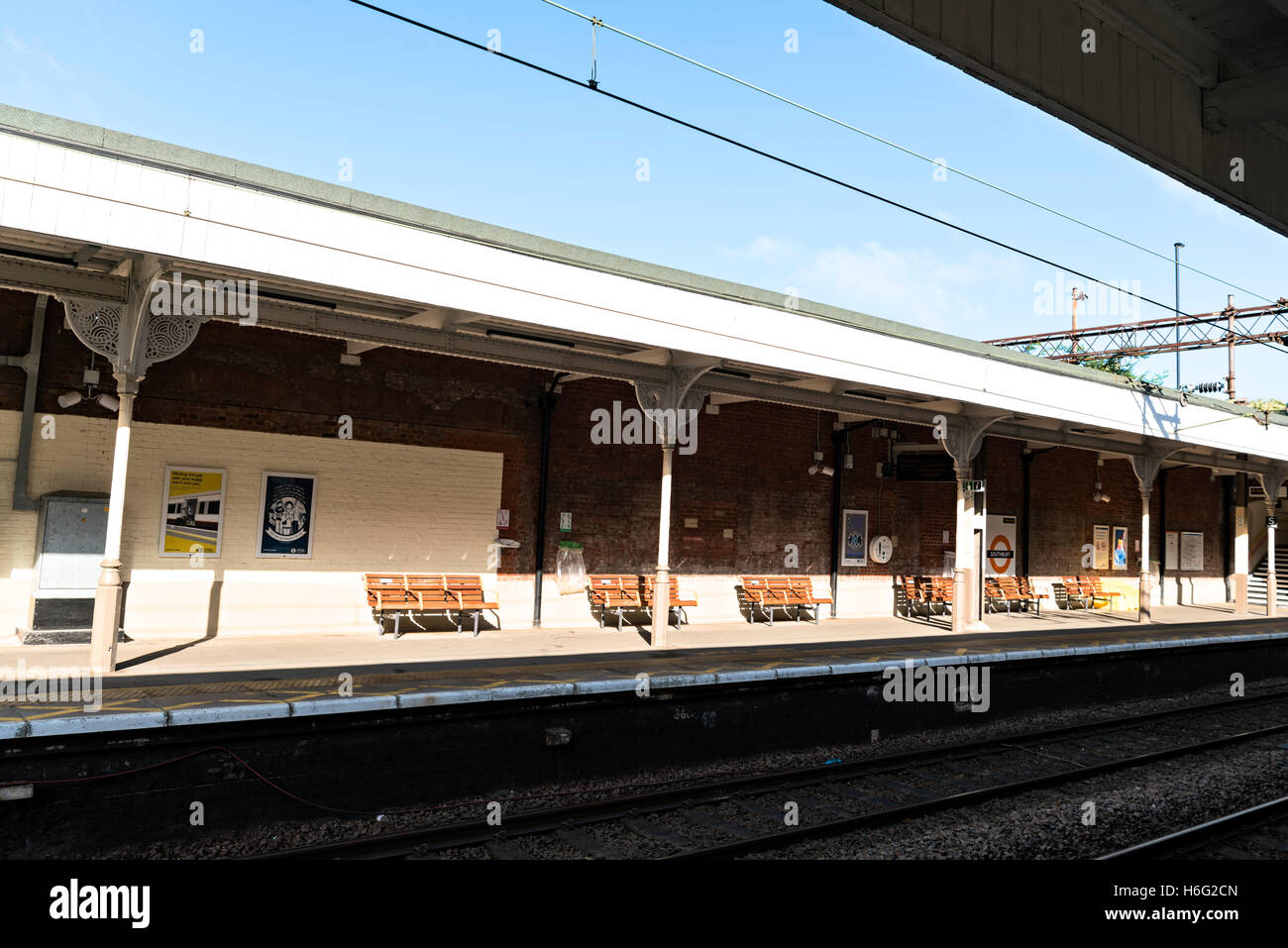 Southbury Railway Station, Enfield, London overground Stockfoto