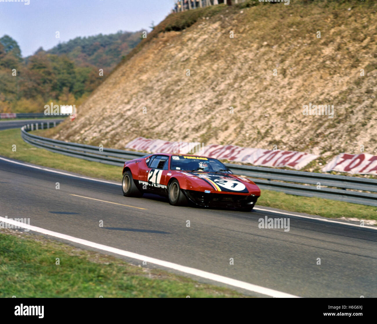 De Tomaso Pantera Paris 1000 Auvergne 1972 Stockfoto