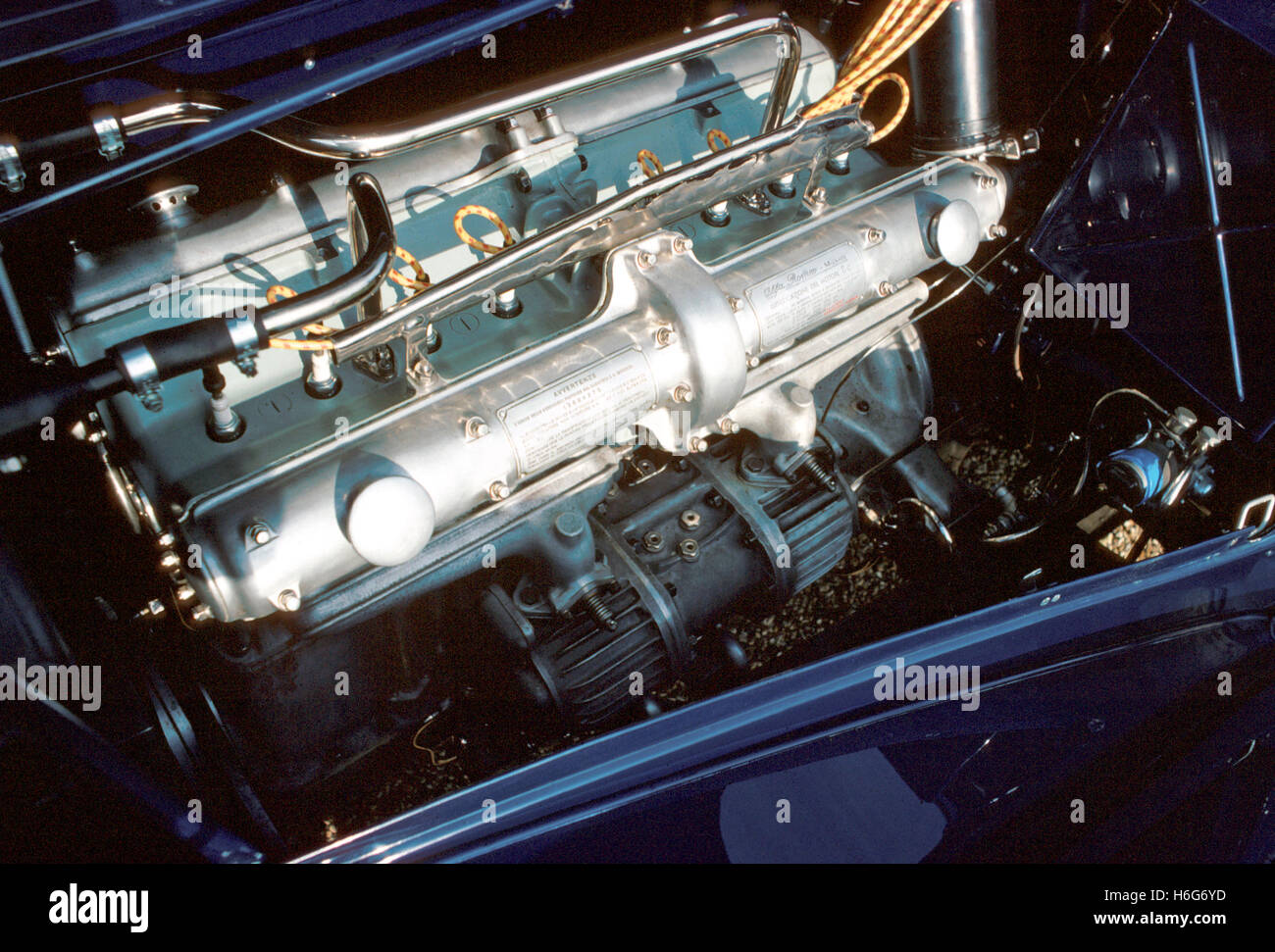 Alfa 8C 2,9 Motor Stockfoto