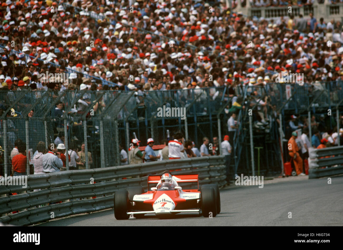 John Watson McLaren 1981 Monaco Stockfoto