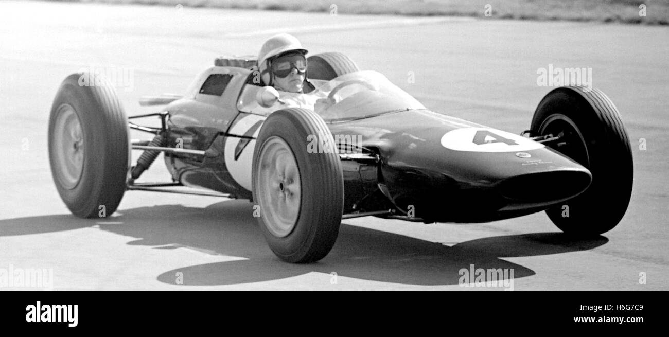 GP von Großbritannien TAYLOR LOTUS 25 Silverstone 1963 Stockfoto