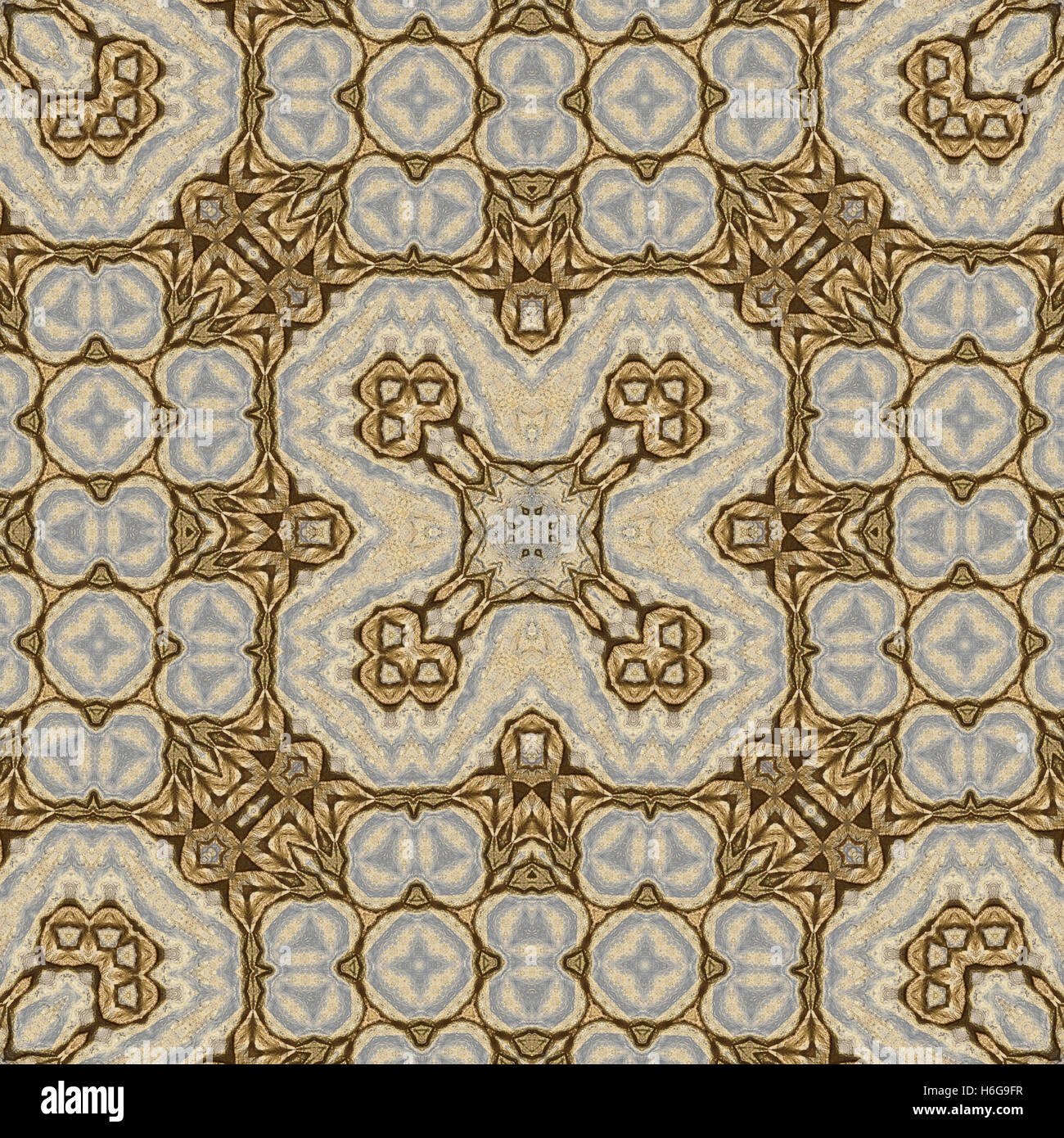 Zusammenfassung Hintergrund, Kaleidoskop Muster Stockfoto