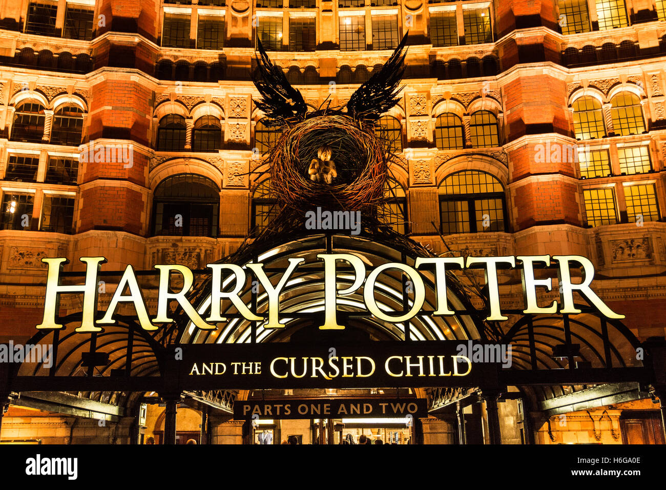 J.K. Rowling's, Harry Potter und das verwunschene Kind im Palace Theatre, Central London, England Stockfoto