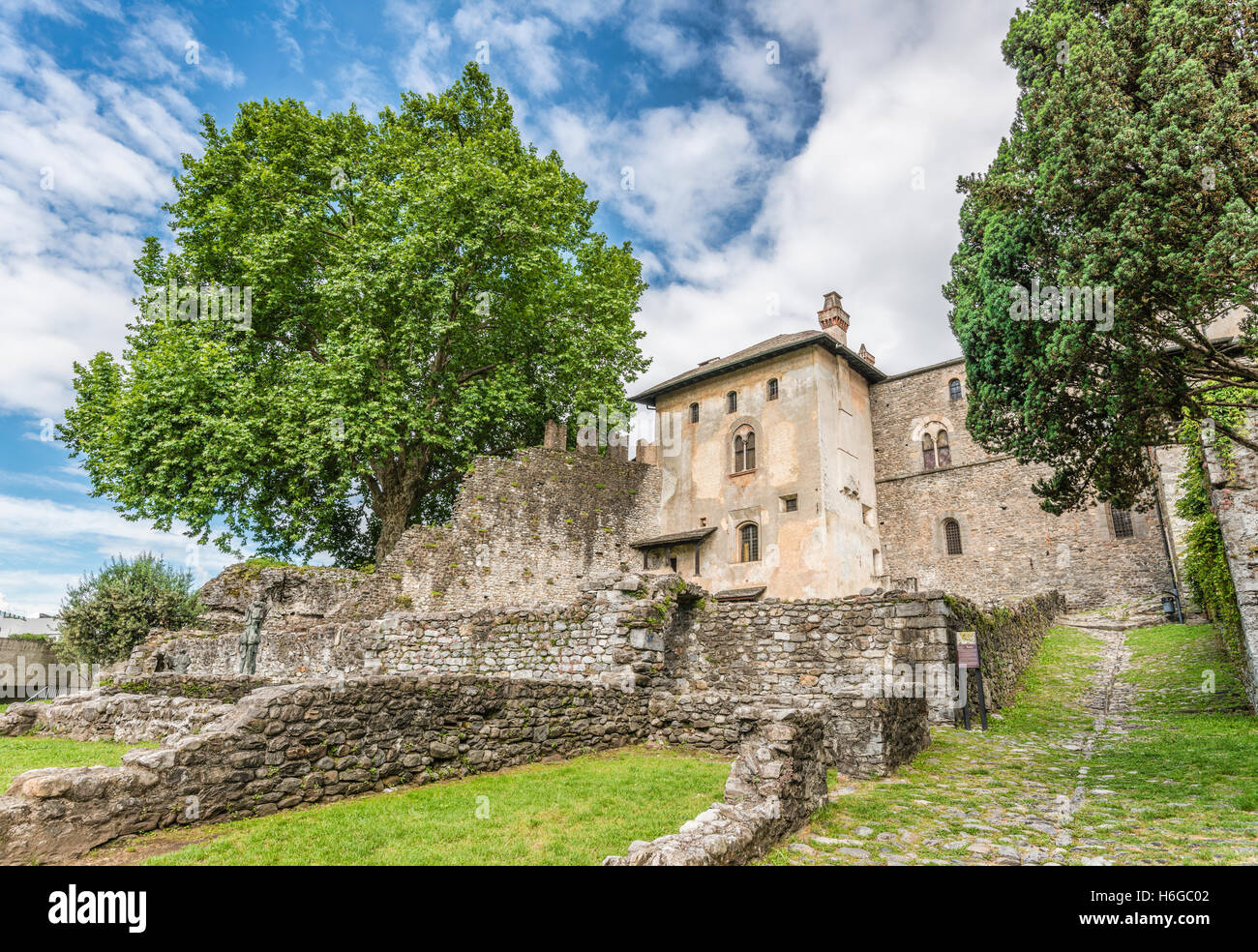 Castello Visconteo, Locarno, Tessin, Schweiz Stockfoto