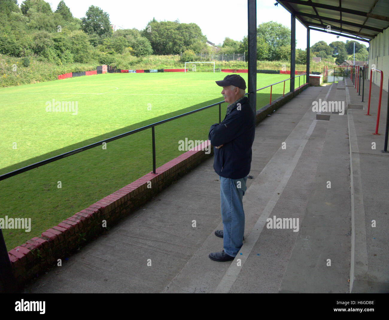 Drumchapel Amateur F.C.privided spielen die bescheidenen Anfänge von Sir Alex Ferguson, David Moyes und Andy Gray noch im Glenhead Park, Stockfoto