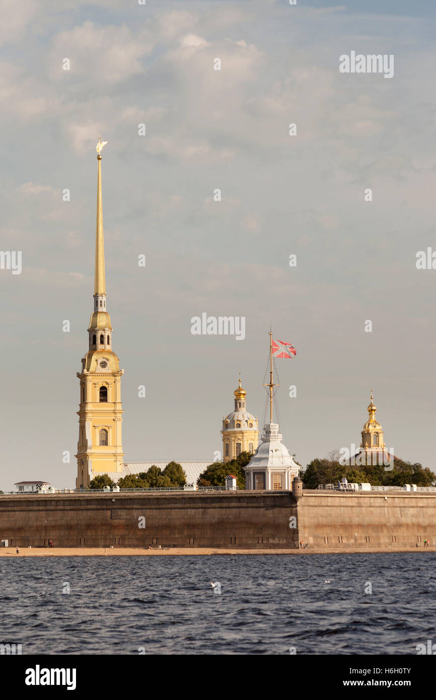 St. Peter und St. Paul Kathedrale und Grand herzoglichen Mausoleum, Peter-Pauls-Festung, Sankt Petersburg, Russland Stockfoto
