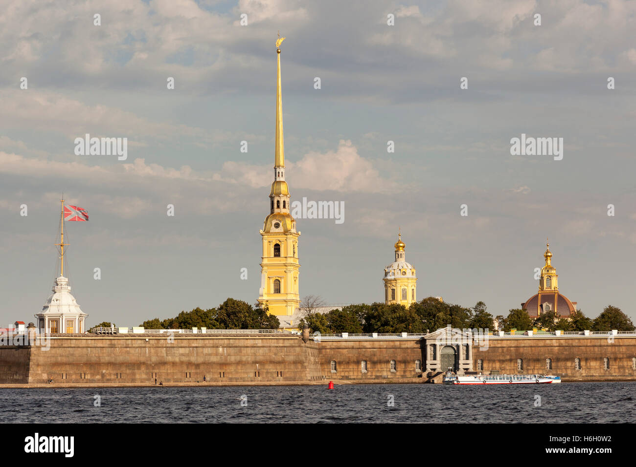 St. Peter und St. Paul Kathedrale und Grand herzoglichen Mausoleum, Peter-Pauls-Festung, Sankt Petersburg, Russland Stockfoto