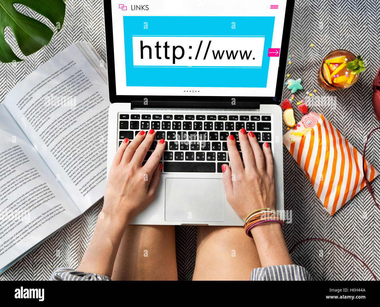 Website Domain Internet HTTP WWW Grafikkonzept Stockfoto