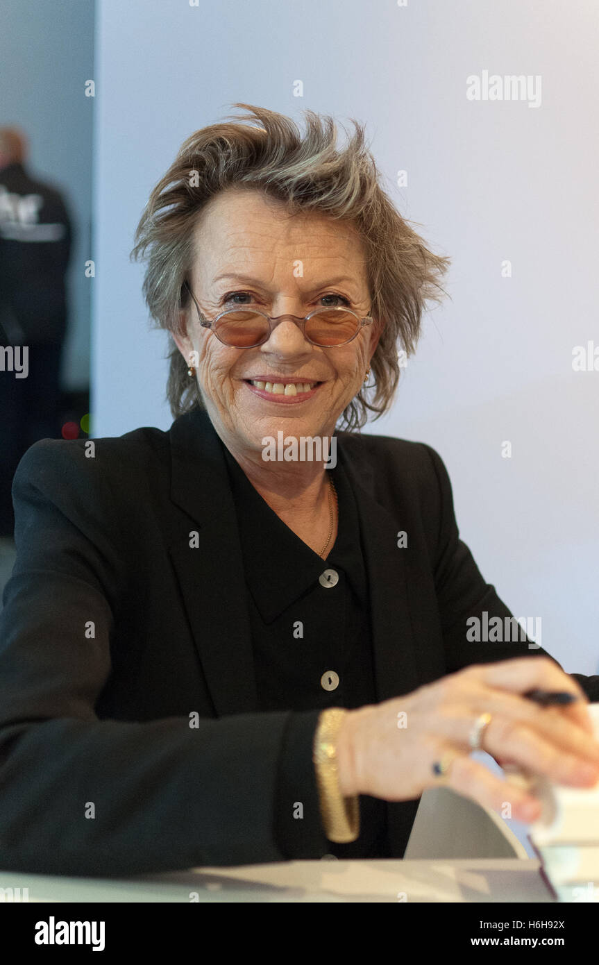 Autor Connie Palmen auf der Frankfurter Buchmesse / Buchmesse Frankfurt 2016 Stockfoto