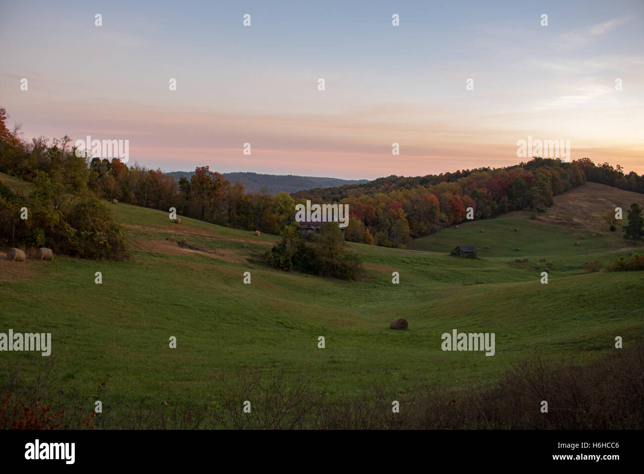 Bereich über aussehende Mt in Jackson co ky Stockfoto