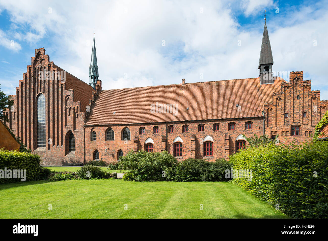 Karmeliten Kloster und St. Marien-Kirche, 15. Jahrhundert, Helsingør oder Elsinore, Capital Region of Denmark, Dänemark Stockfoto