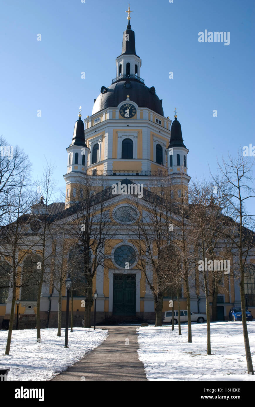 Barocke Kirche Katarina Kyrka in Soedermalm, Stockholm, Schweden, Skandinavien, Europa Stockfoto