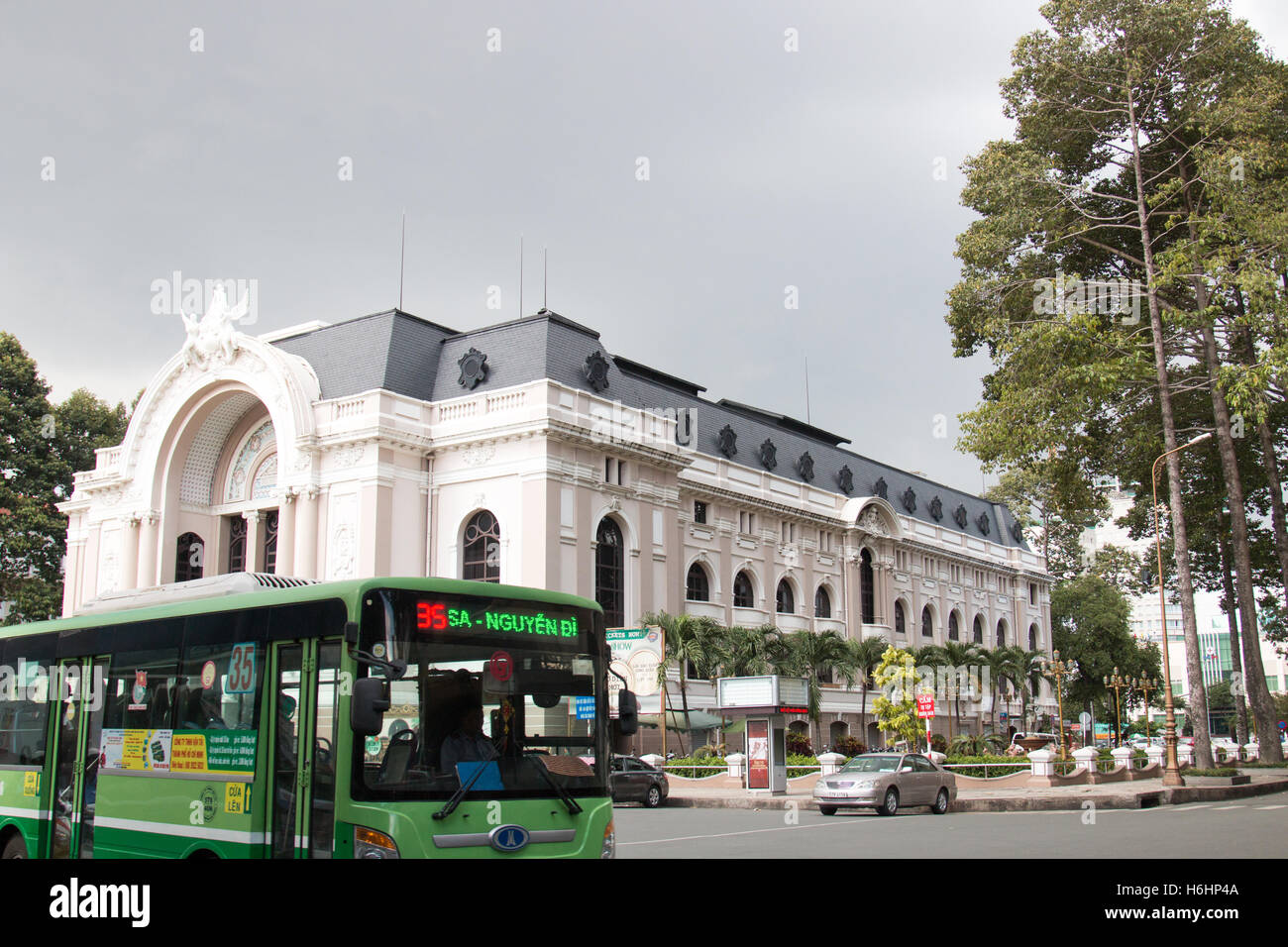 Stadttheater Opernhaus in Ho Chi Minh Stadt, Saigon Stadtzentrum, Vietnam, Asien durch die Franzosen im Jahre 1897 erbaut Stockfoto