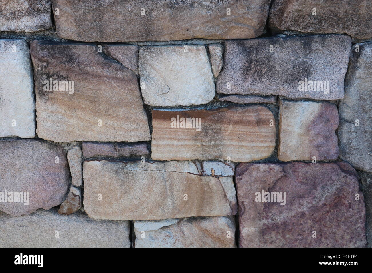 Kalkstein Ziegel Stockfoto