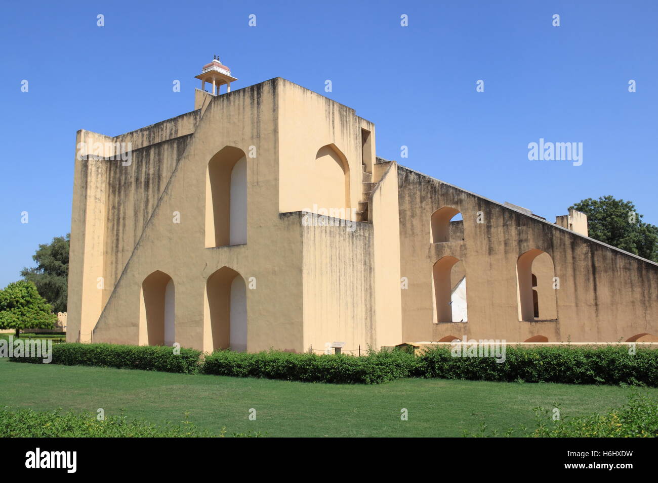 Samrat Yantra, Jantar Mantar Sternwarte, Jaipur, Rajasthan, Indien, indischer Subkontinent, Südasien Stockfoto