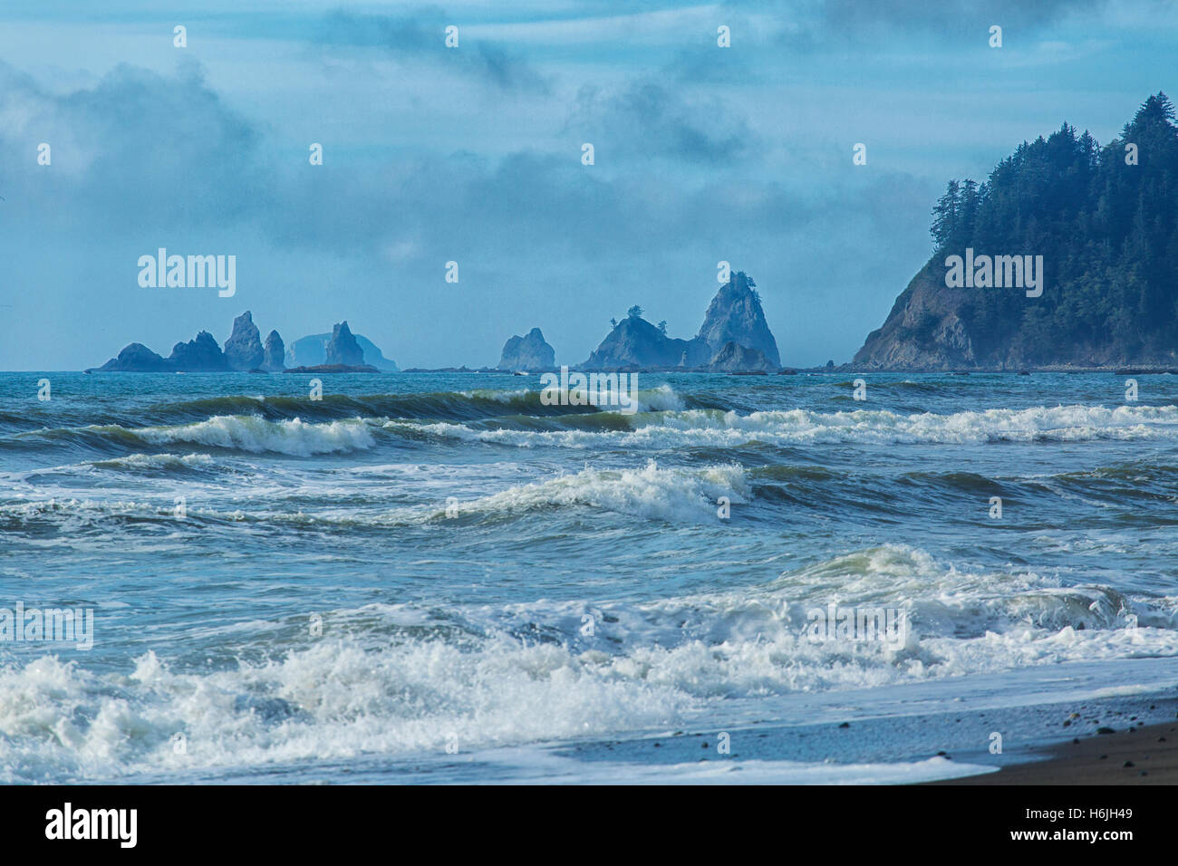 Olympic National Park La Push Erste Strand Olympische Halbinsel Washington Usa Nordamerika Stockfotografie Alamy