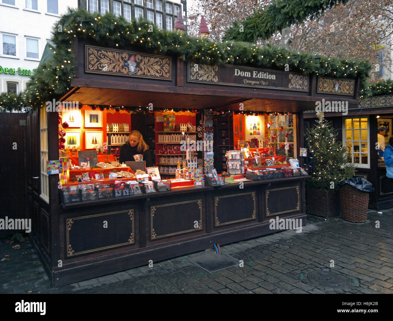 Altstadt Weihnachtsmarkt. Köln, Deutschland Stockfoto