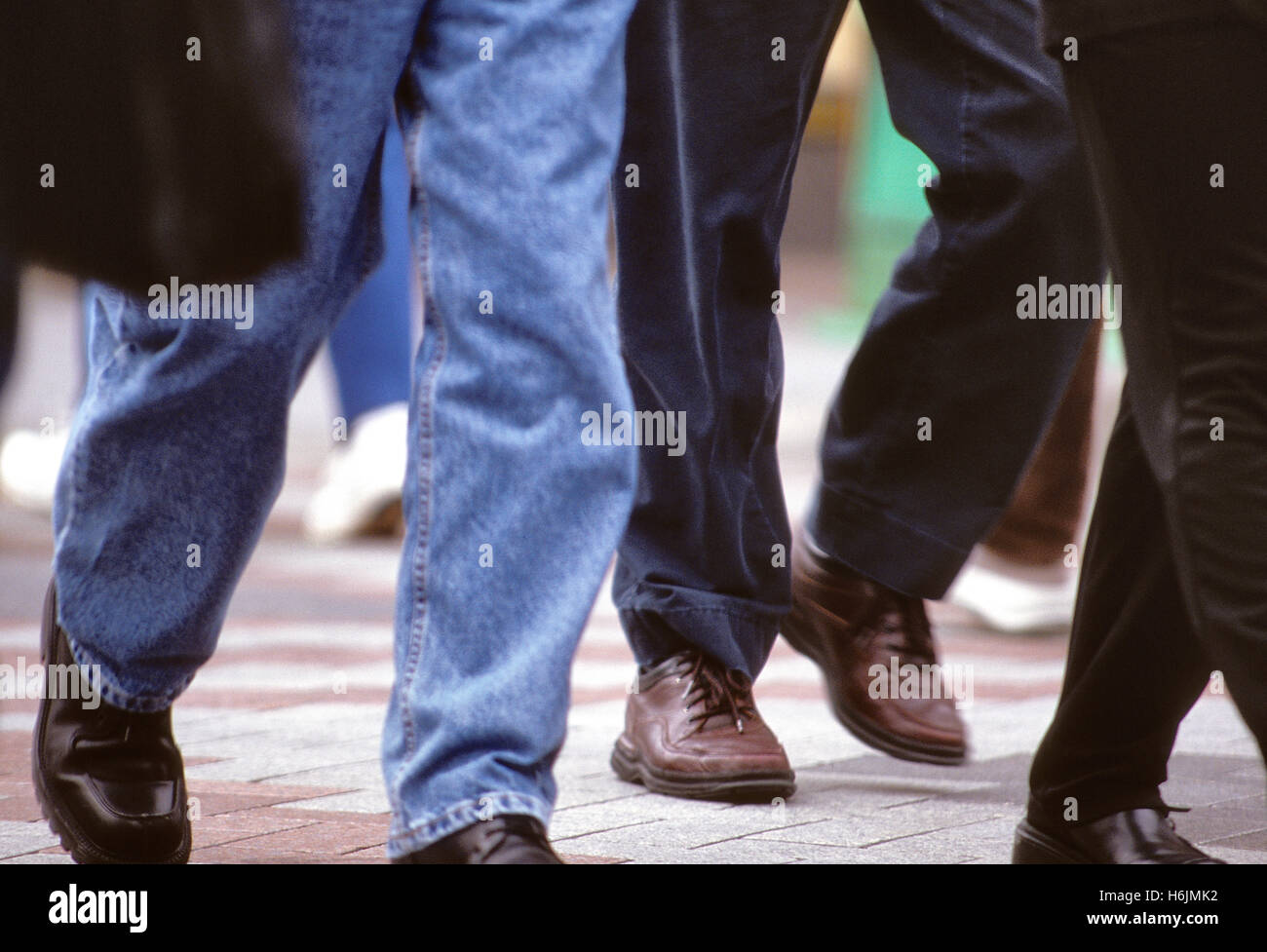 Menschen zu Fuß Stockfoto