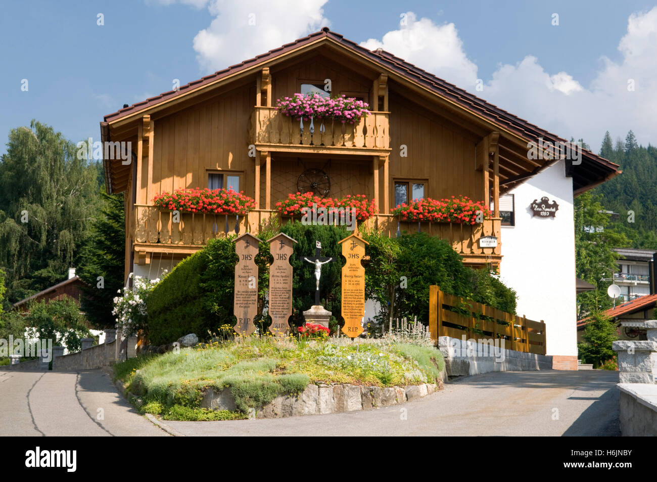 Typisches Bayerisches Haus Stockfotos Typisches Bayerisches Haus